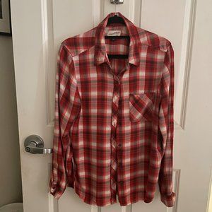 Womens Plaid Flennel Shirt